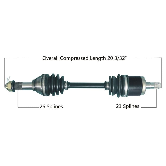 TYTANEUM OE REPLACEMENT CV AXLE CAN-AM FRONT LEFT