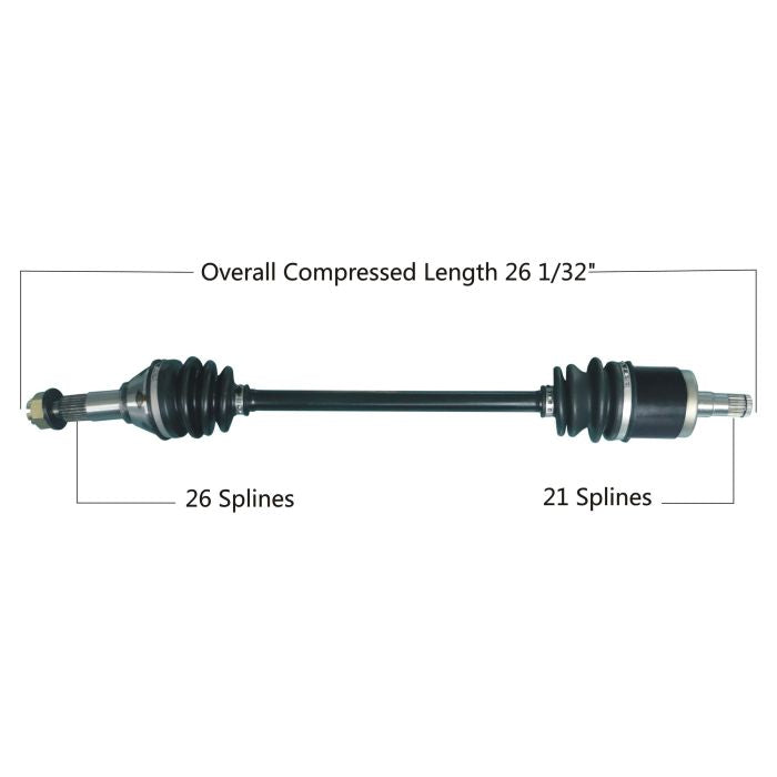 TYTANEUM OE REPLACEMENT CV AXLE CAN-AM FRONT LEFT