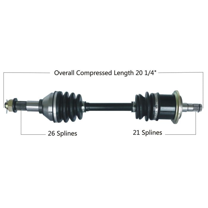 TYTANEUM OE REPLACEMENT CV AXLE CAN-AM FRONT LEFT