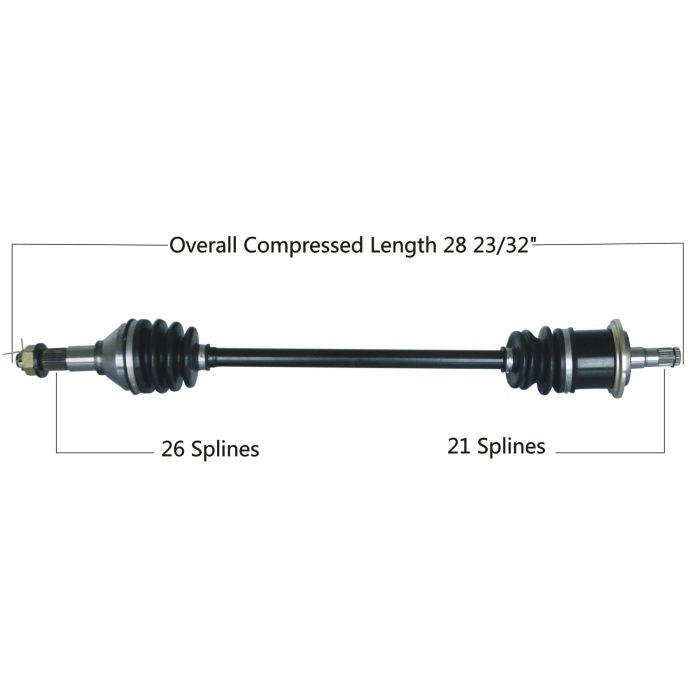 TYTANEUM OE REPLACEMENT CV AXLE CAN-AM FRONT LEFT