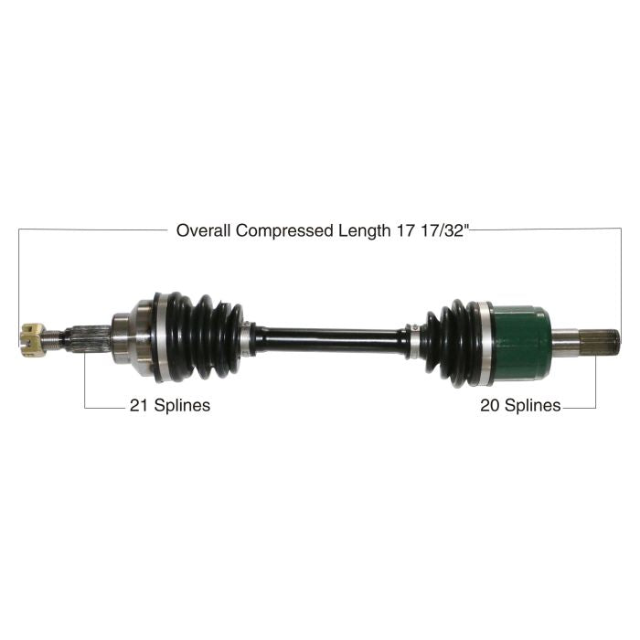 TYTANEUM OE REPLACEMENT CV AXLE HONDA FRONT LEFT
