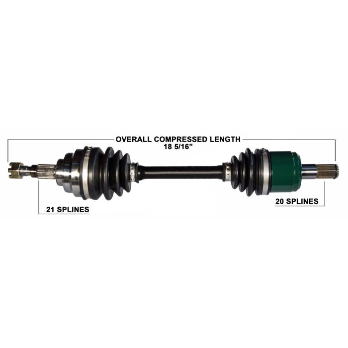 TYTANEUM OE REPLACEMENT CV AXLE HONDA FRONT LEFT