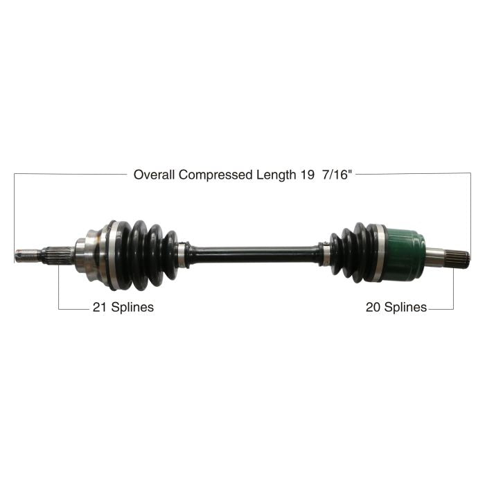TYTANEUM OE REPLACEMENT CV AXLE HONDA FRONT RIGHT