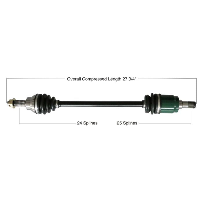 TYTANEUM OE REPLACEMENT CV AXLE HONDA FRONT LEFT