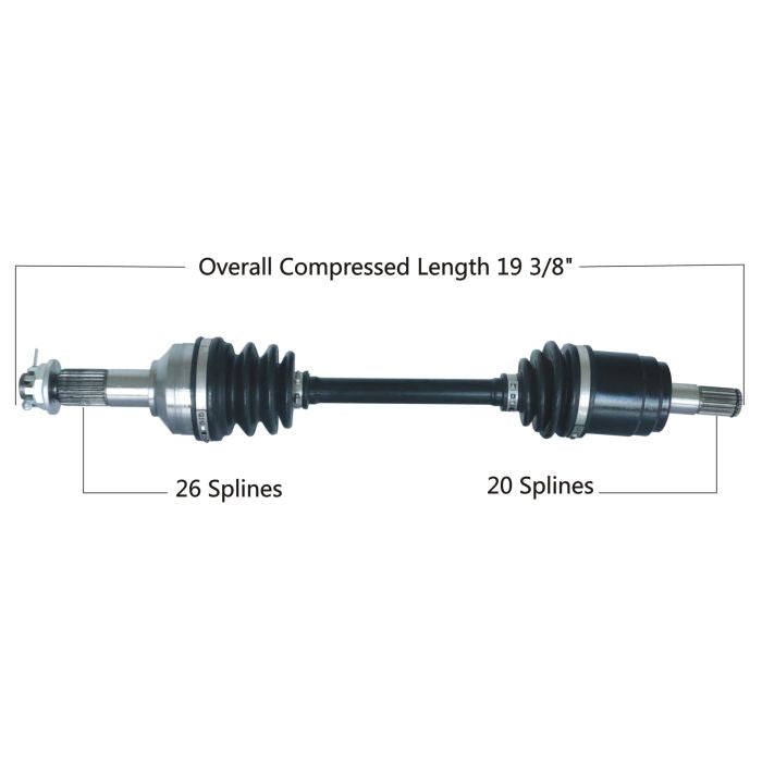 TYTANEUM OE REPLACEMENT CV AXLE HONDA FRONT LEFT