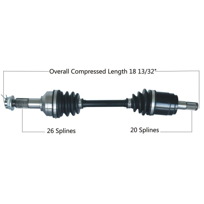 TYTANEUM OE REPLACEMENT CV AXLE HONDA FRONT LEFT