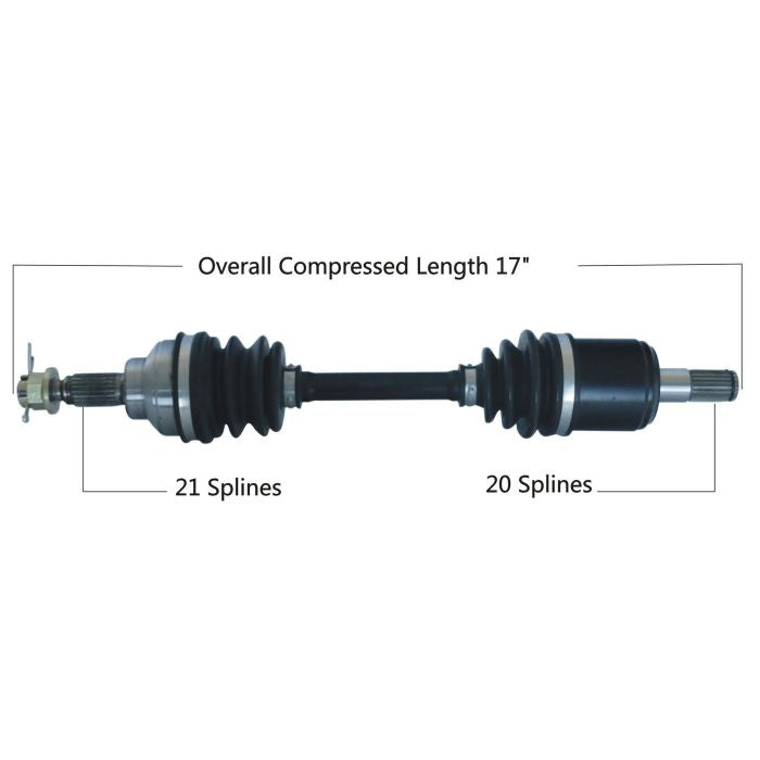 TYTANEUM OE REPLACEMENT CV AXLE HONDA FRONT LEFT