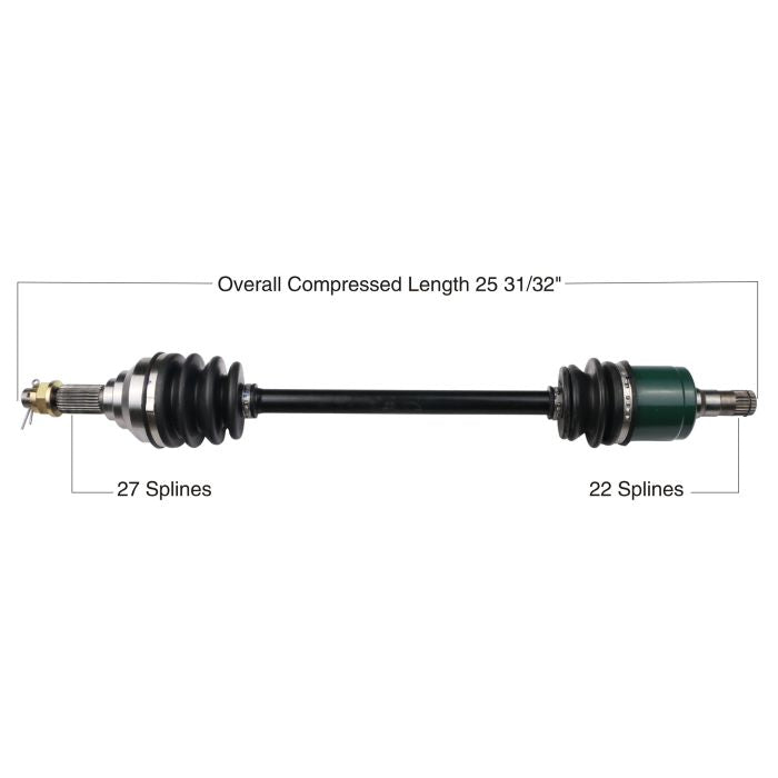 TYTANEUM OE REPLACEMENT CV AXLE JOHN DEERE FRONT RIGHT