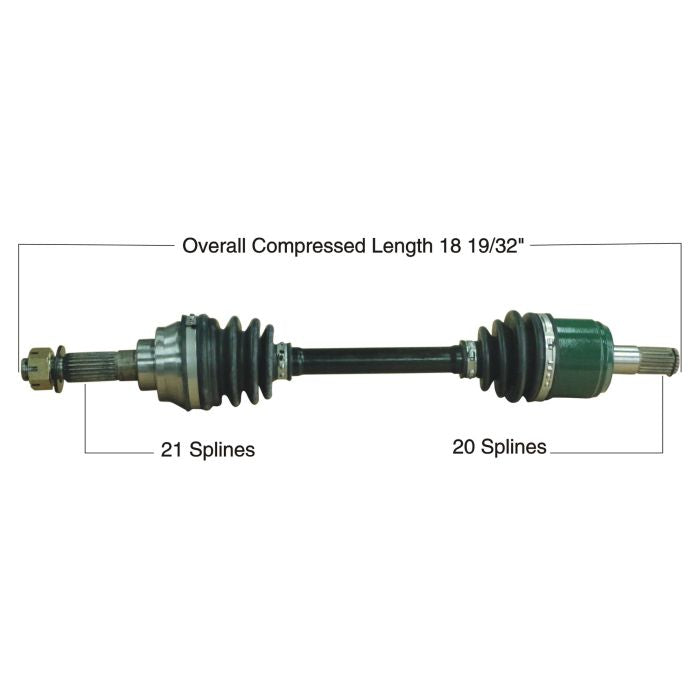 TYTANEUM OE REPLACEMENT CV AXLE KAWASAKI FRONT LEFT / RIGHT