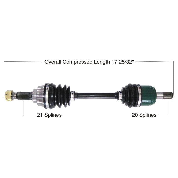 TYTANEUM OE REPLACEMENT CV AXLE KAWASAKI FRONT RIGHT