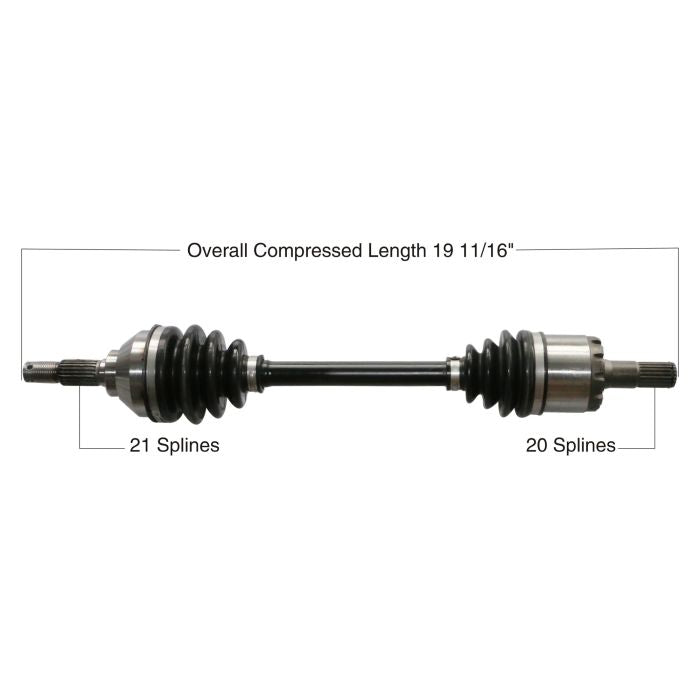 TYTANEUM OE REPLACEMENT CV AXLE KAWASAKI FRONT LEFT