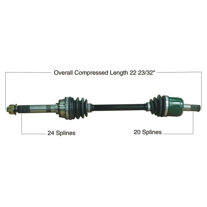 TYTANEUM OE REPLACEMENT CV AXLE KAWASAKI FRONT LEFT / RIGHT