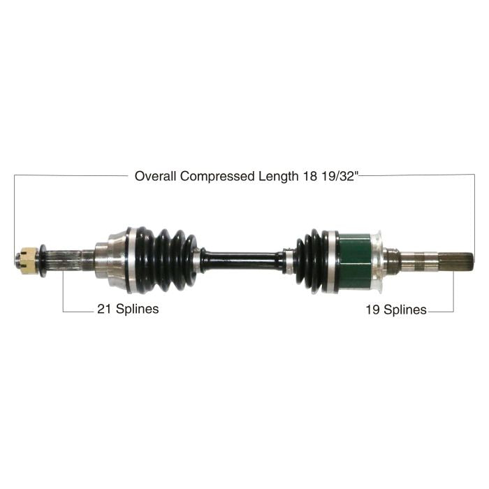TYTANEUM OE REPLACEMENT CV AXLE KAWASAKI FRONT LEFT / RIGHT