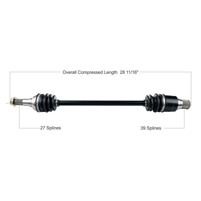 TYTANEUM OE REPLACEMENT CV AXLE KYMCO REAR RIGHT