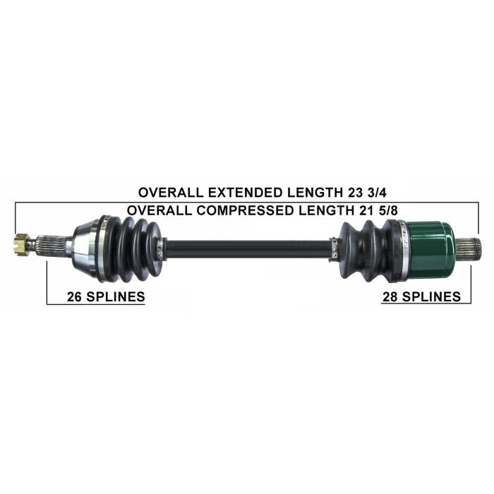 TYTANEUM OE REPLACEMENT CV AXLE POLARIS REAR LEFT / RIGHT