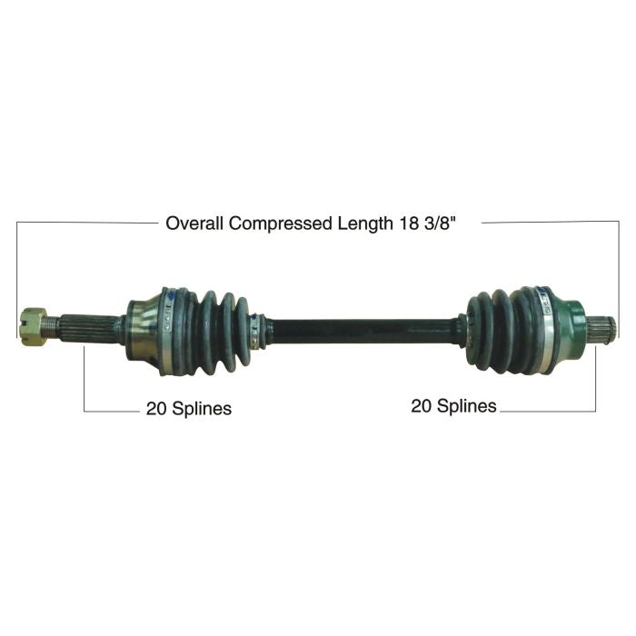 TYTANEUM OE REPLACEMENT CV AXLE POLARIS FRONT LEFT / RIGHT