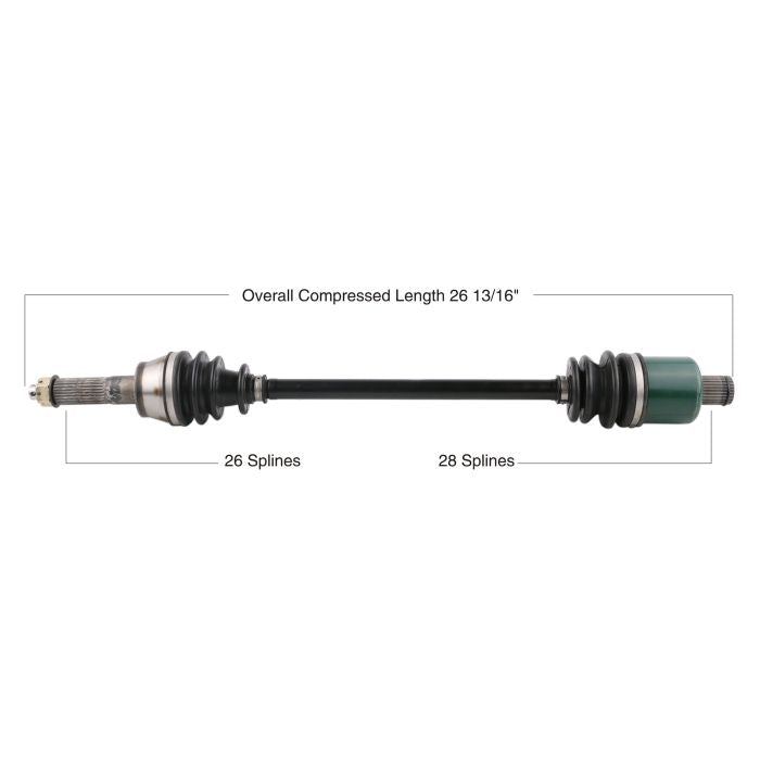 TYTANEUM OE REPLACEMENT CV AXLE POLARIS REAR LEFT / RIGHT