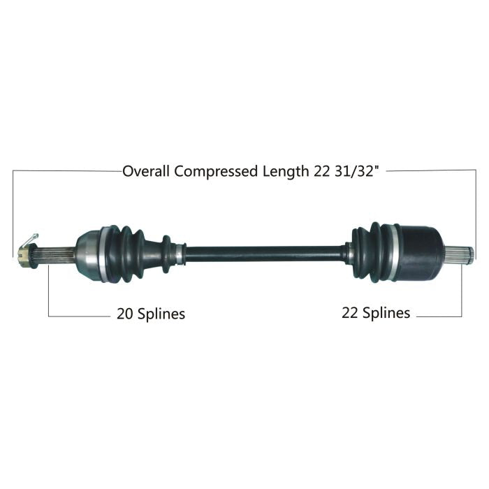 TYTANEUM OE REPLACEMENT CV AXLE POLARIS FRONT LEFT / RIGHT
