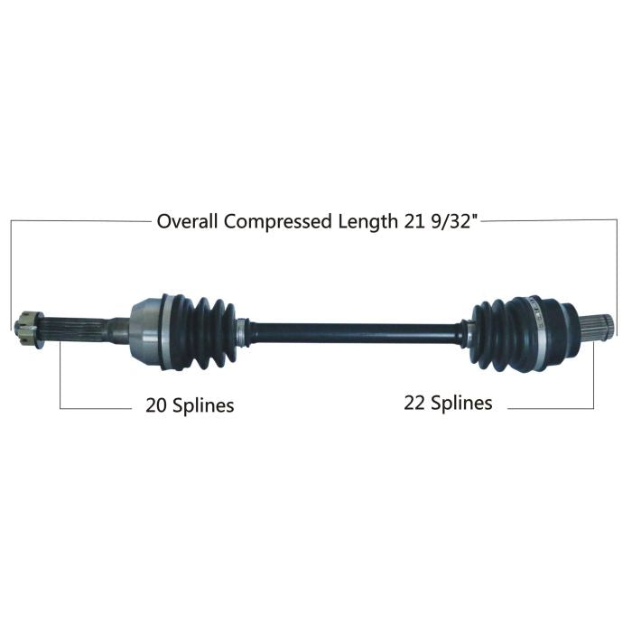 TYTANEUM OE REPLACEMENT CV AXLE POLARIS FRONT LEFT / RIGHT