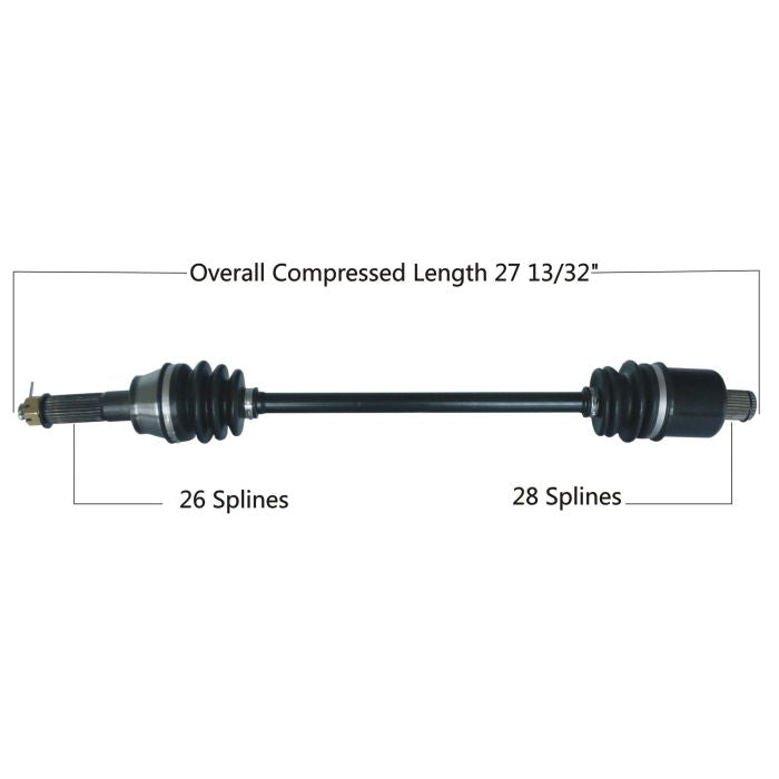 TYTANEUM OE REPLACEMENT CV AXLE POLARIS REAR LEFT / RIGHT
