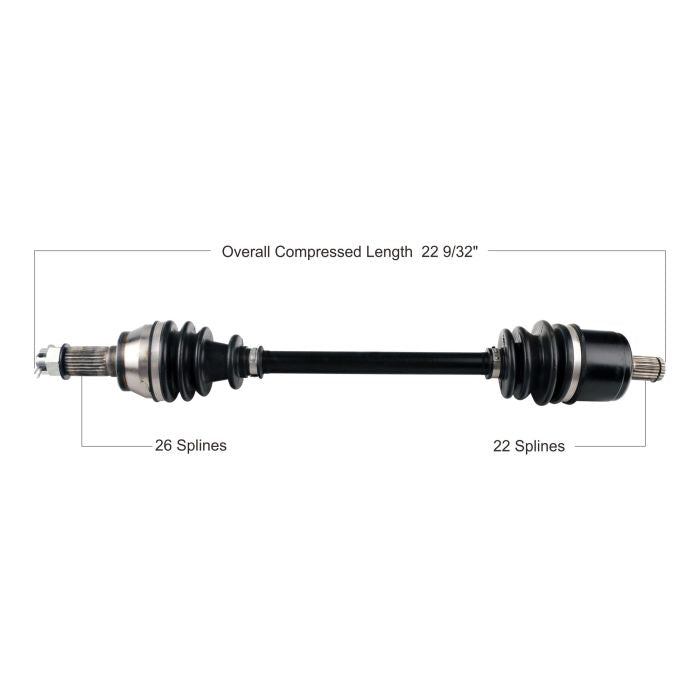 TYTANEUM OE REPLACEMENT CV AXLE POLARIS FRONT LEFT / RIGHT