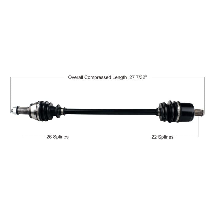 TYTANEUM OE REPLACEMENT CV AXLE POLARIS FRONT LEFT / RIGHT