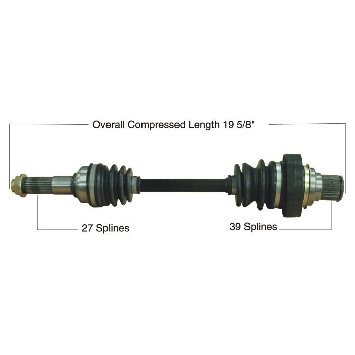 TYTANEUM OE REPLACEMENT CV AXLE YAMAHA REAR LEFT