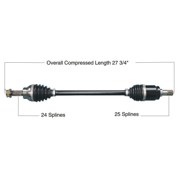 TYTANEUM HEAVY DUTY CV AXLE HONDA FRONT LEFT