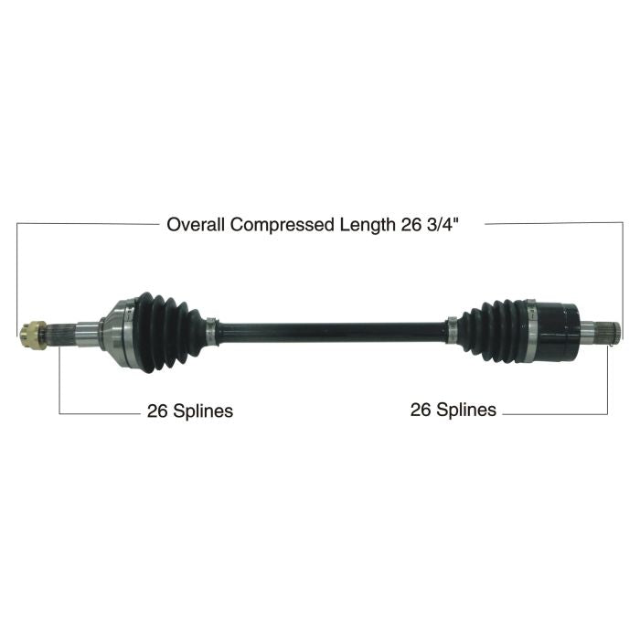 TYTANEUM HEAVY DUTY CV AXLE KAWASAKI FRONT RIGHT