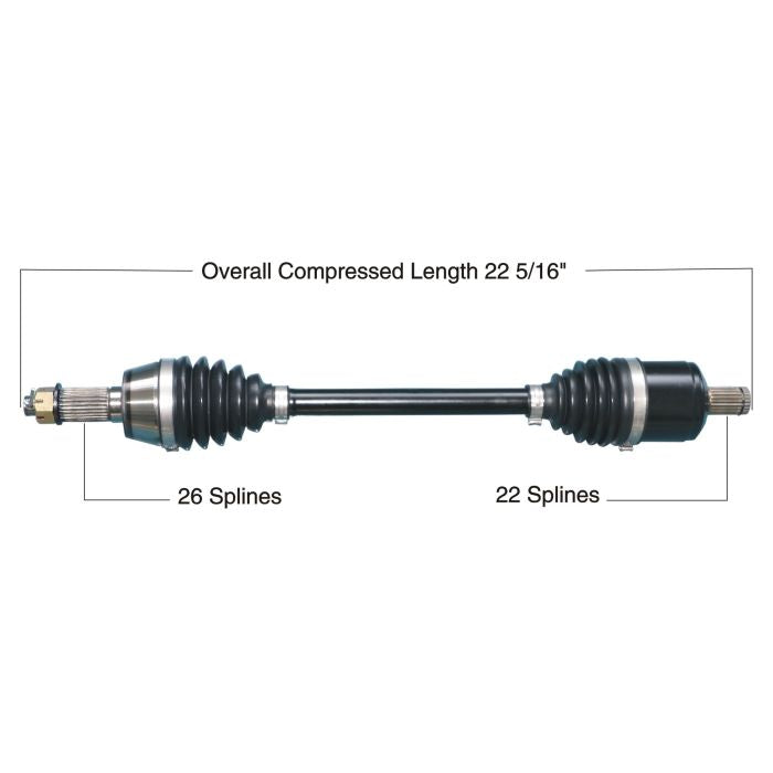 TYTANEUM HEAVY DUTY CV AXLE POLARIS FRONT LEFT / RIGHT