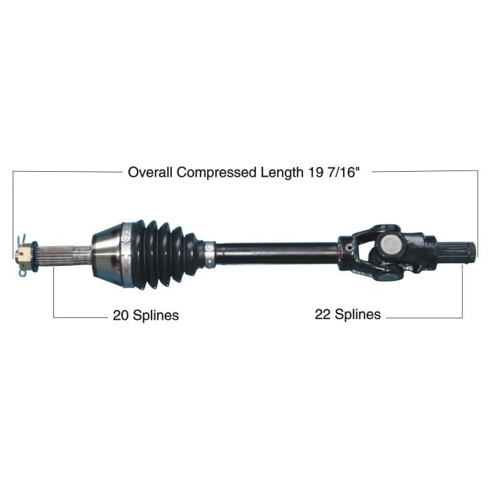 TYTANEUM HEAVY DUTY CV AXLE POLARIS FRONT LEFT / RIGHT