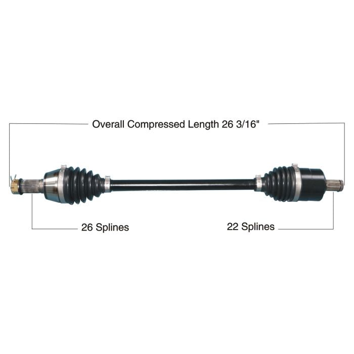 TYTANEUM HEAVY DUTY CV AXLE POLARIS FRONT LEFT / RIGHT