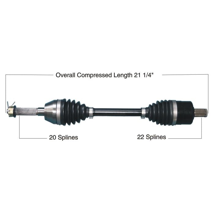 TYTANEUM HEAVY DUTY CV AXLE POLARIS FRONT LEFT / RIGHT
