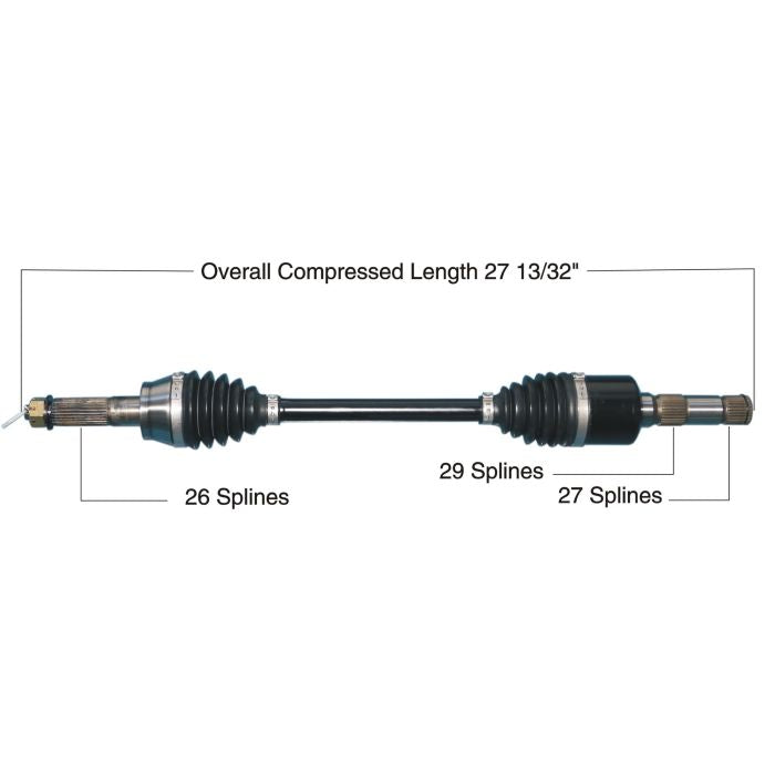 TYTANEUM HEAVY DUTY CV AXLE POLARIS REAR LEFT
