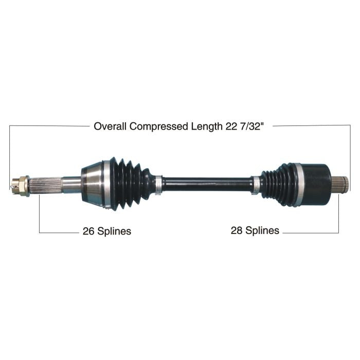 TYTANEUM HEAVY DUTY CV AXLE POLARIS REAR LEFT / RIGHT