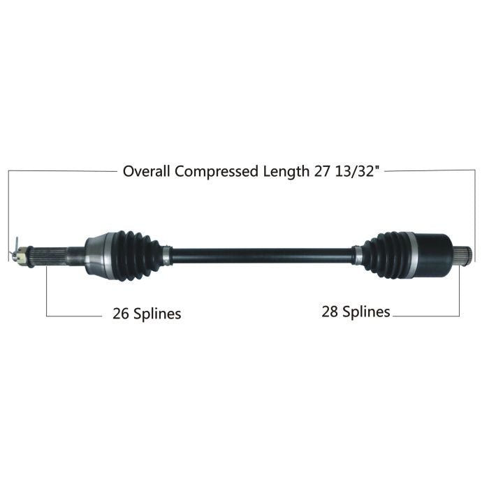 TYTANEUM HEAVY DUTY CV AXLE POLARIS REAR LEFT / RIGHT