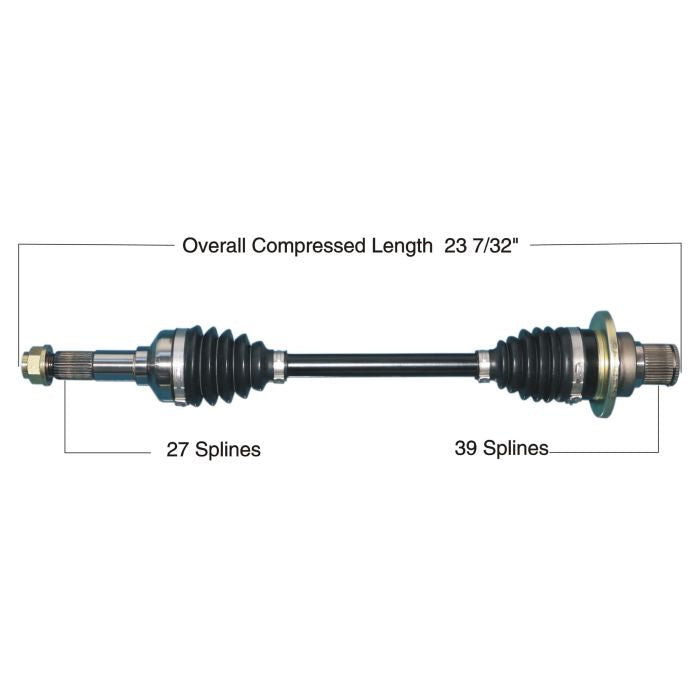 TYTANEUM HEAVY DUTY CV AXLE YAMAHA REAR LEFT