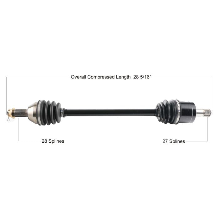 TYTANEUM OE REPLACEMENT CV AXLE HONDA REAR LEFT