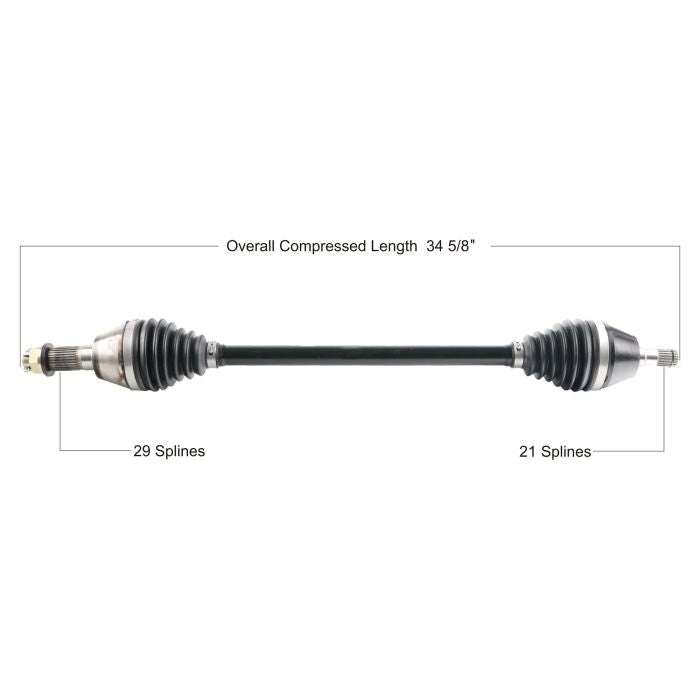 TYTANEUM HEAVY DUTY REPLACEMENT CV AXLE CAN AM FRONT LEFT