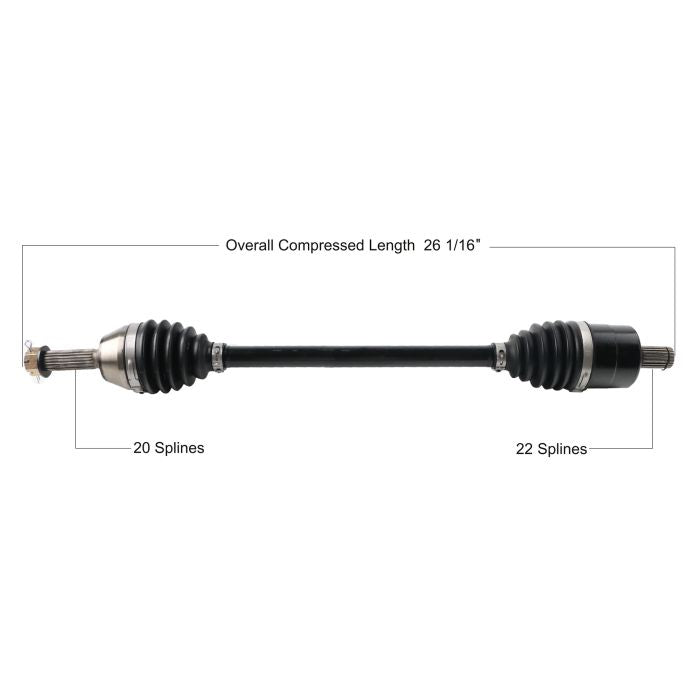TYTANEUM POLARIS HEAVY DUTY CV AXLE