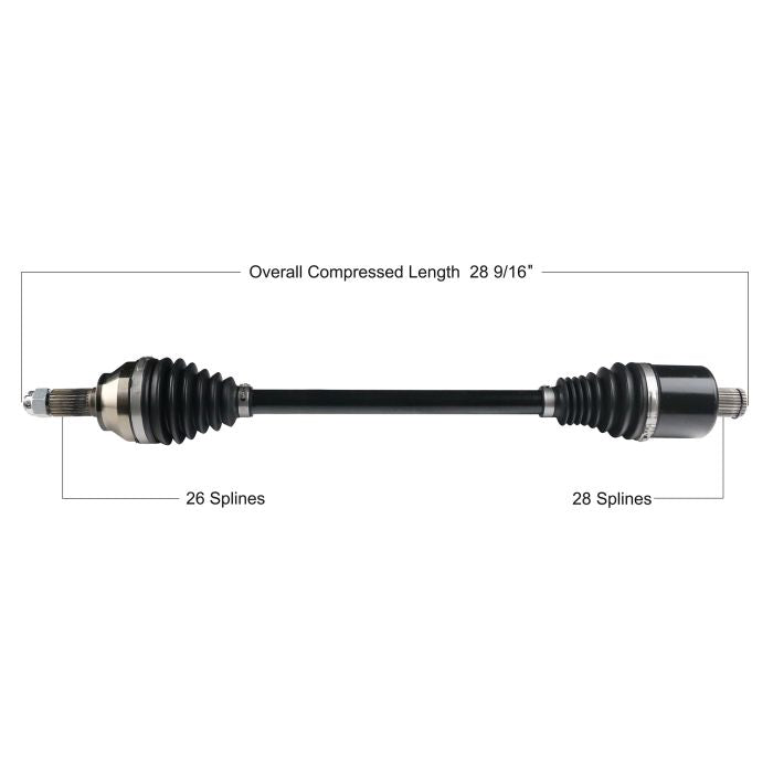 TYTANEUM POLARIS HEAVY DUTY CV AXLE