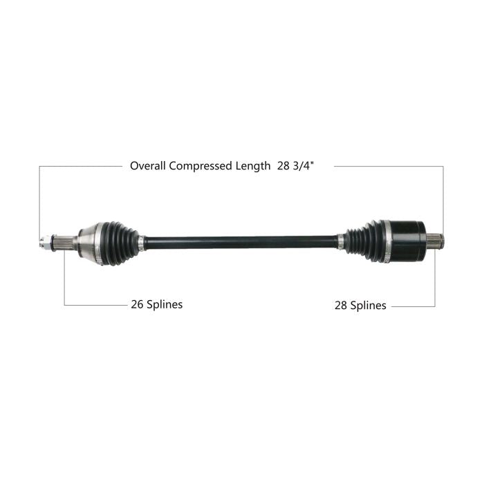 TYTANEUM POLARIS HEAVY DUTY CV AXLE