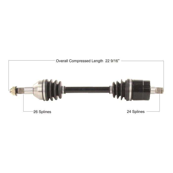 TYTANEUM OE REPLACEMENT CV AXLE CAN-AM REAR LEFT/RIGHT