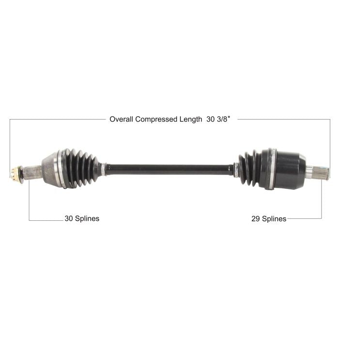 TYTANEUM OE REPLACEMENT CV AXLE HONDA REAR LEFT/RIGHT