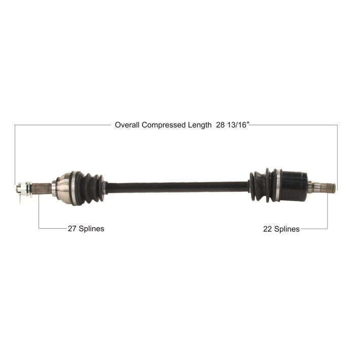 TYTANEUM OE REPLACEMENT CV AXLE JOHN DEERE FRONT LEFT/RIGHT