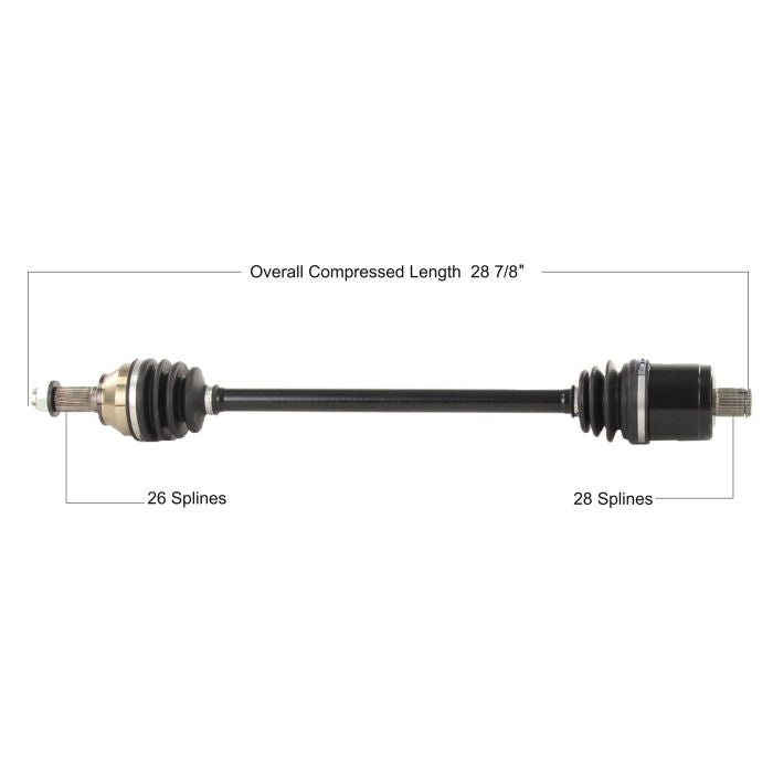 TYTANEUM OE REPLACEMENT CV AXLE POLARIS REAR LEFT/RIGHT