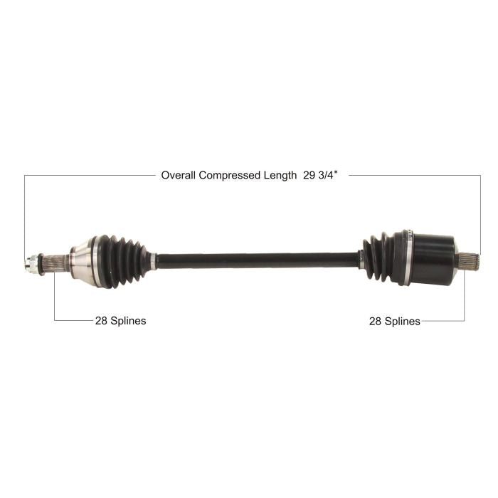 TYTANEUM OE REPLACEMENT CV AXLE POLARIS FRONT LEFT/RIGHT