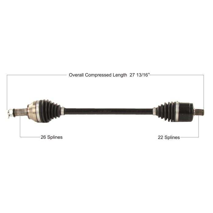 TYTANEUM HEAVY DUTY CV AXLE POLARIS FRONT LEFT/RIGHT