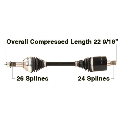 CV AXLE HEAVY DUTY REPLACEMENT CAN-AM
