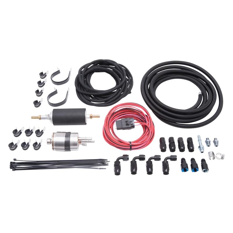 Russell Performance For Chevy LS &amp; Chrysler 5.7L Hemi (Black/Silver)